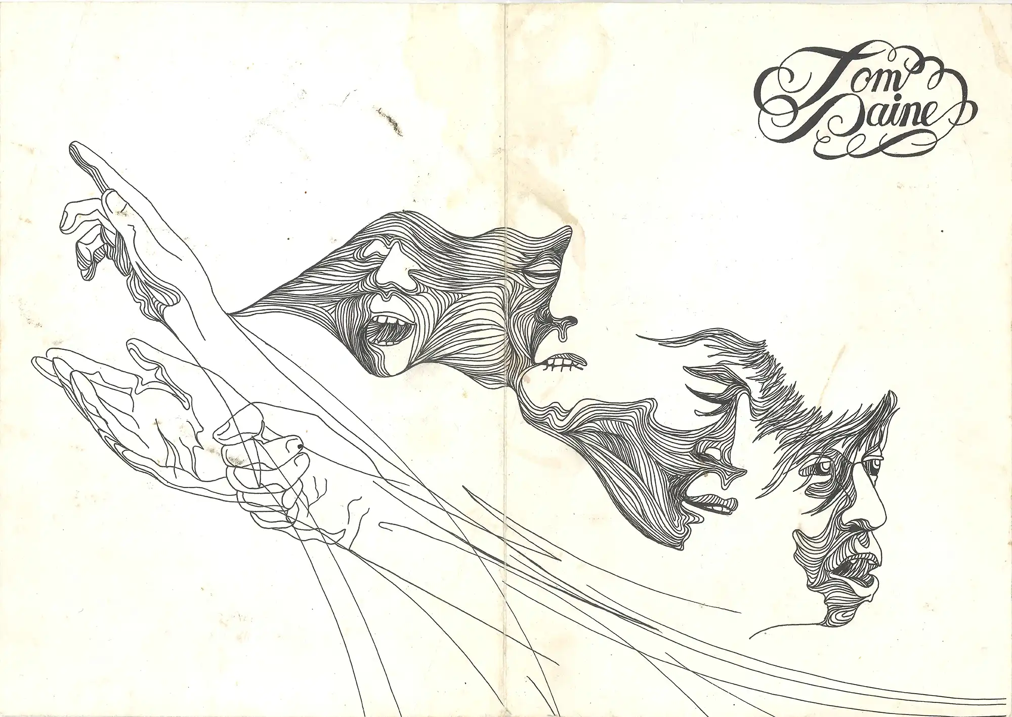 ‘Programme sheet for Tom Paine by Paul Foster’. Dunedin: August 1969. SPRH Hotere Ephemera