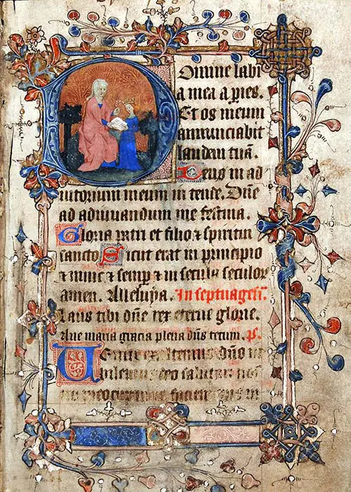 A composite Book of Hours, in Latin. Southern Netherlands and England, fifteenth century. Reed MS5