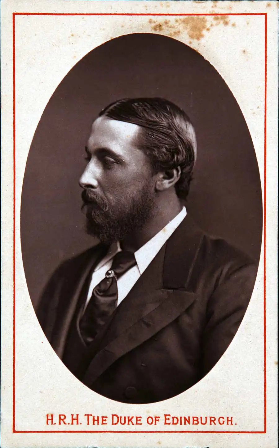 Carte de viste of Prince Alfred, undated.