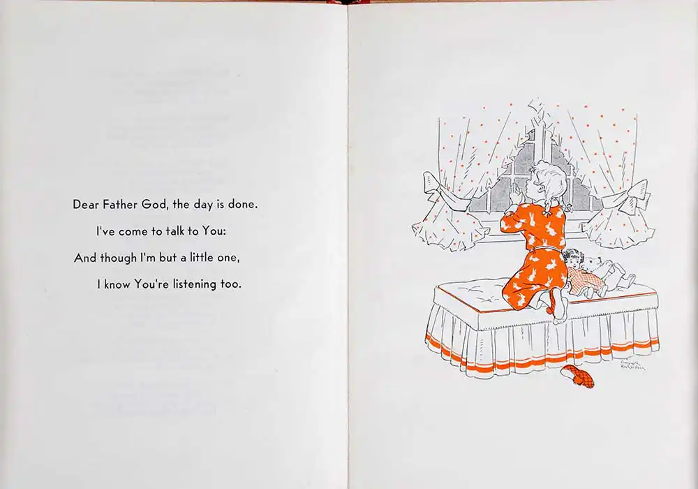 Ann Allan. <em>A child’s prayer.</em> Illustrated by Gwyneth Richardson. Wellington: A.H. & A.W. Reed, [1944]