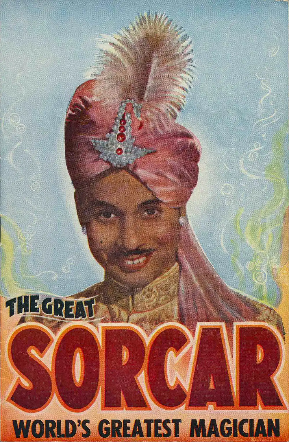 <em>The Great Sorcar: world’s greatest magician</em>. (J.C. Williamson Theatres Ltd.). His Majesty’s Theatre, Dunedin, 1957.