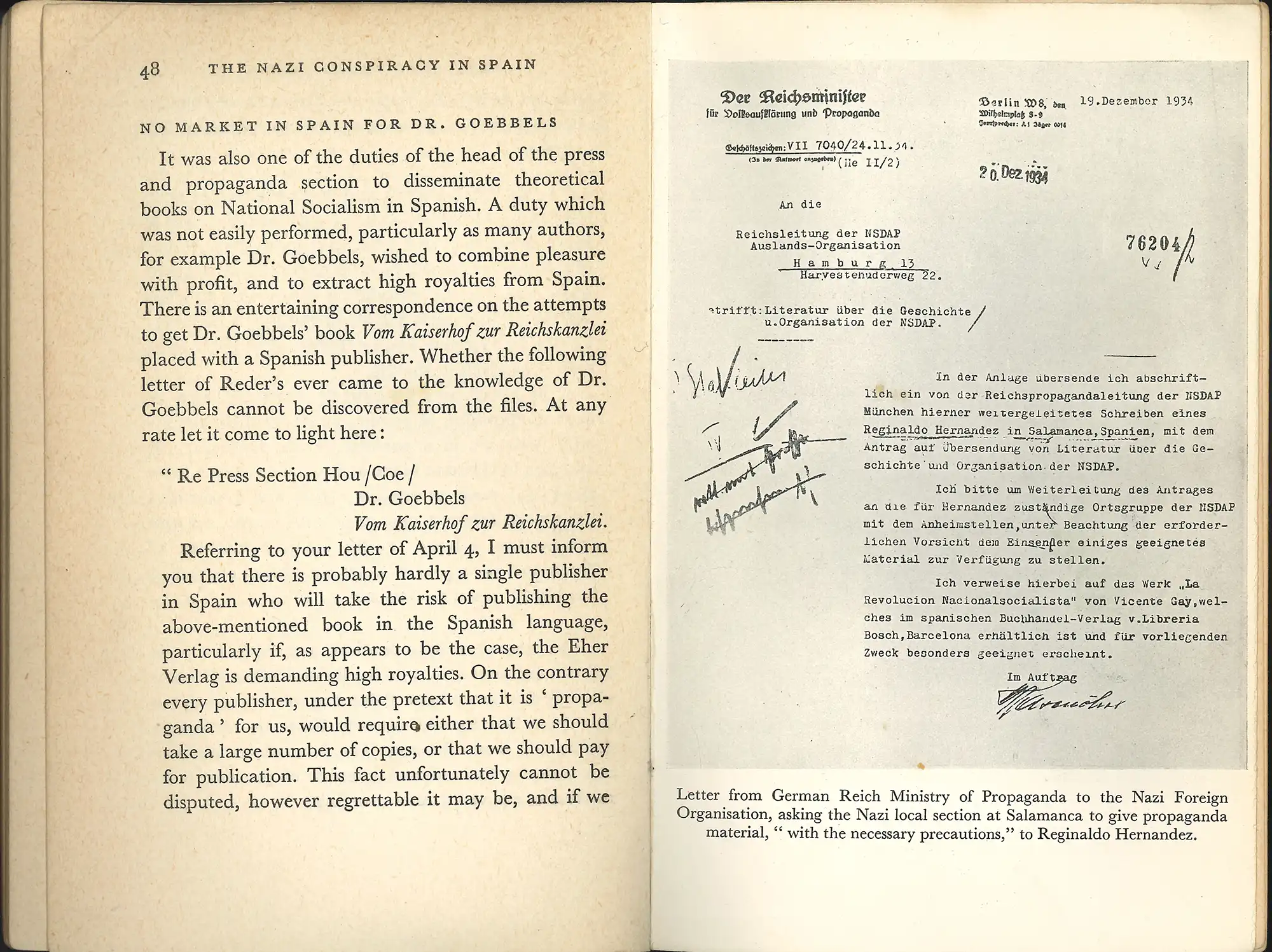 Otto Katz, The Nazi conspiracy in Spain. Translated by Emile Burns. (1937). LBC 327.43 SIM