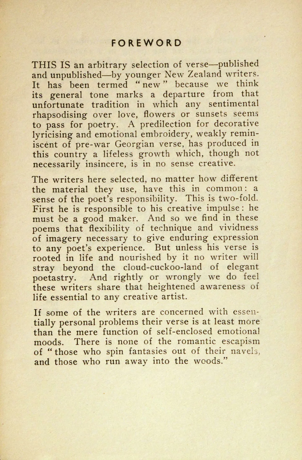 New Poems: Selected by Ian Milner and Denis Glover. <i>Christchurch: The Caxton Club Press, 1934.</i>