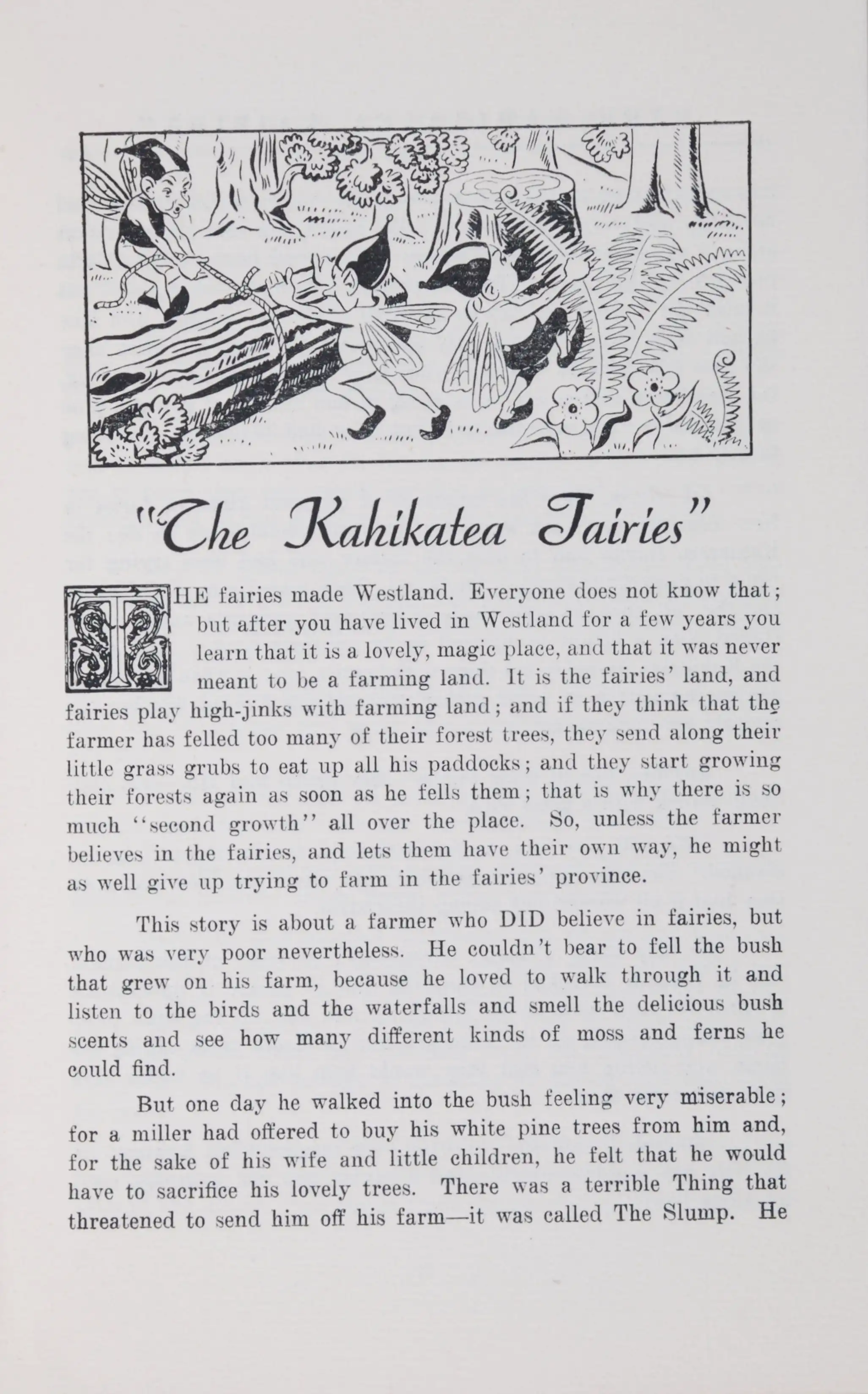 Norah M. Simpson. Fairy tales of Westland. [Greymouth, N.Z.: Greymouth Evening Star Co., 1934?]