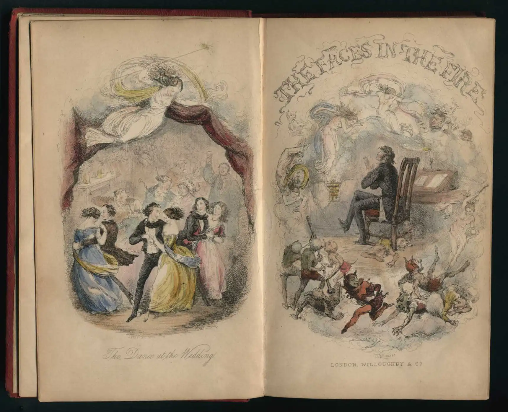 George Frederick Pardon. The faces in the fire: a story for the season. London: Willoughby and Co., 1849.