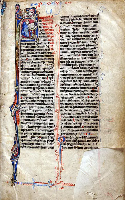 Bible, in Latin. Northern France (perhaps Paris), thirteenth century. Reed MS4b