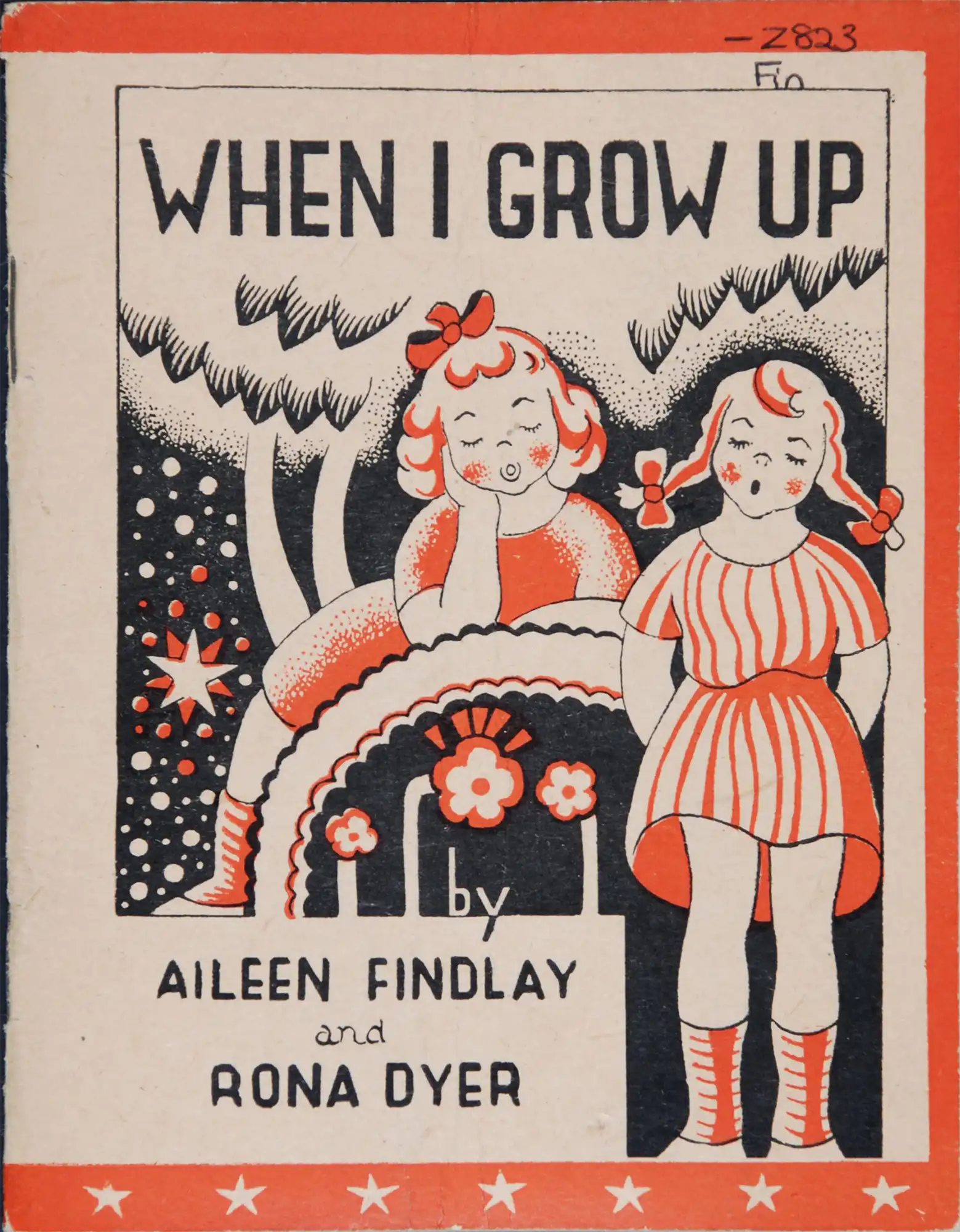 Aileen Findlay. When I grow up: a read it your-self book. [Wellington, N.Z.: Progressive Publishing Society], 1944.