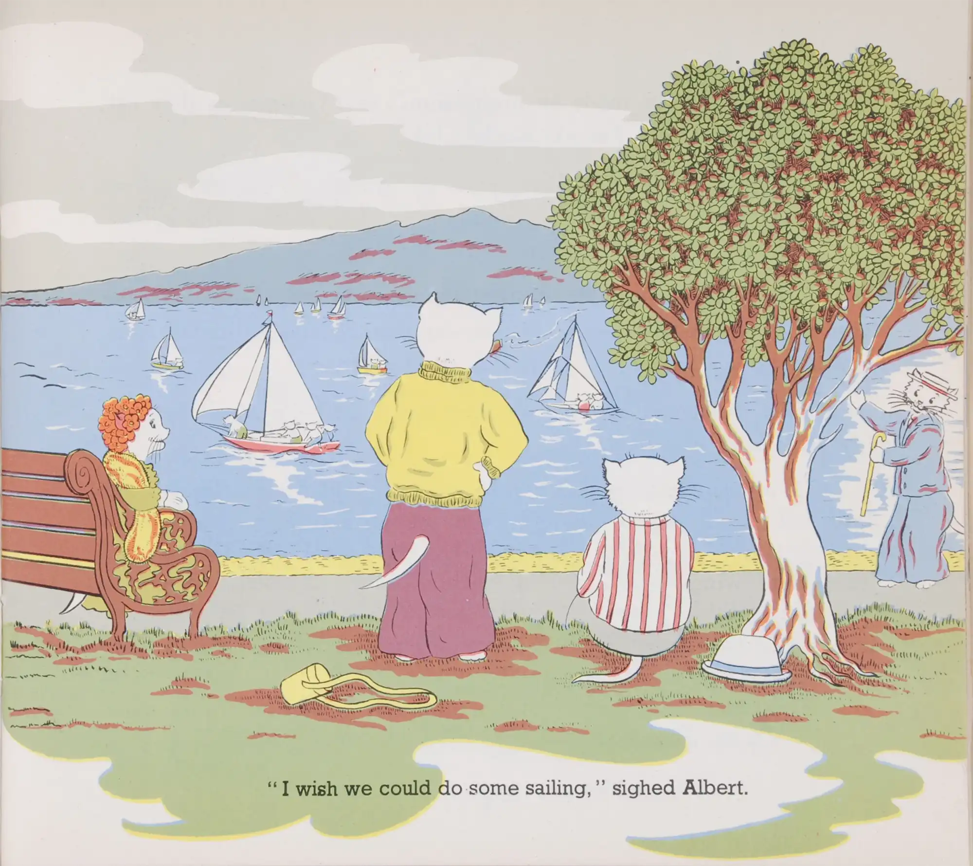 Yvonne Adams. George and Albert Snowywhiskers visit Auckland. Hastings, N.Z.: Pictorial Publications, [1952].