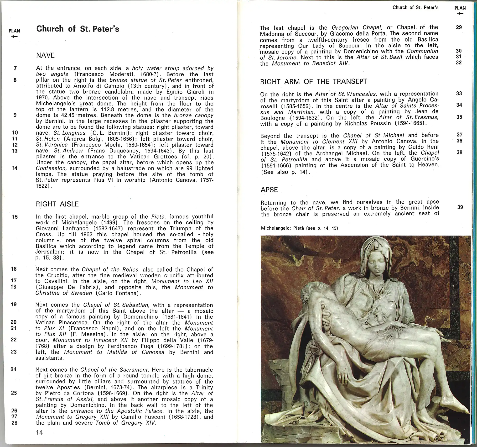 Guide to the Vatican. A visit to the Vatican Museums and Library. [Rome]: Monumenti, Musei e Gallerie Pontificie, 1973. SPRH 914.5634 GUI