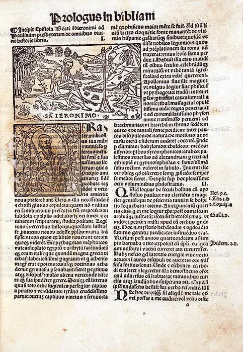 Biblia cum tabula nuper impressa [et] cum summariis nouiter editis. Venice: Simon Bevilaqua, 8 May 1498. RBP Bible Latin 1498