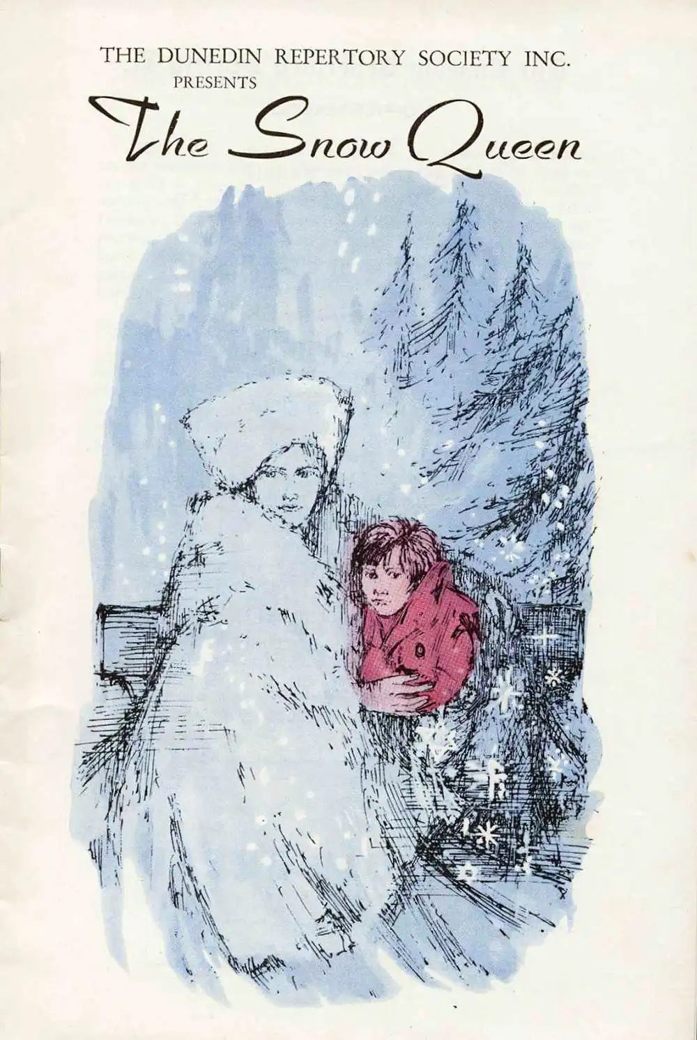 <em>The snow queen</em>. Suria Magito and Rudolf Weil; based on the story by Hans Christian Andersen. (Dunedin Repertory Society). [ca. 1962]