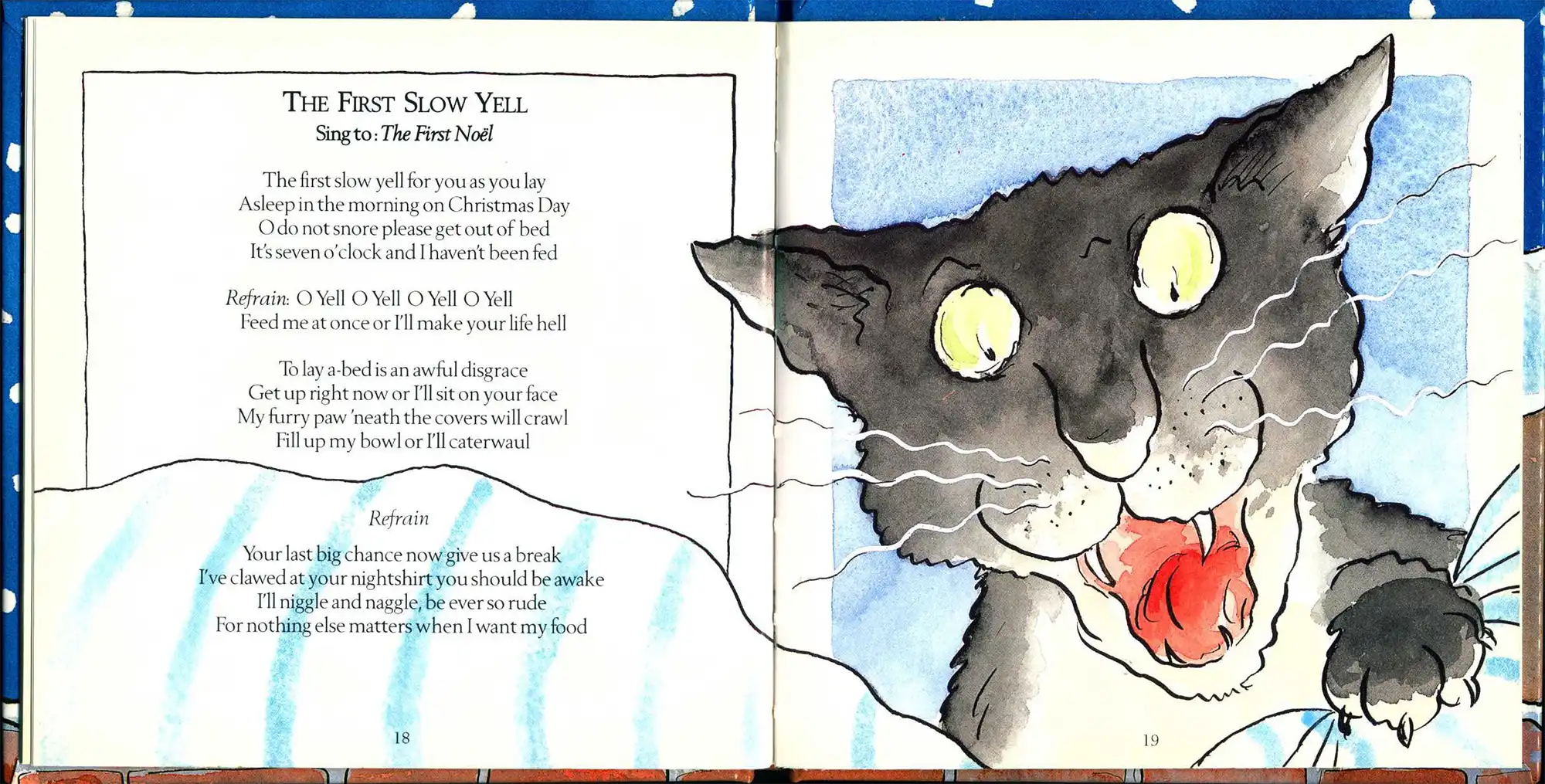 Julie and John Hope. Christmas carols for cats. Illustrations by Sue Hellard. London: Bantam, 1996.