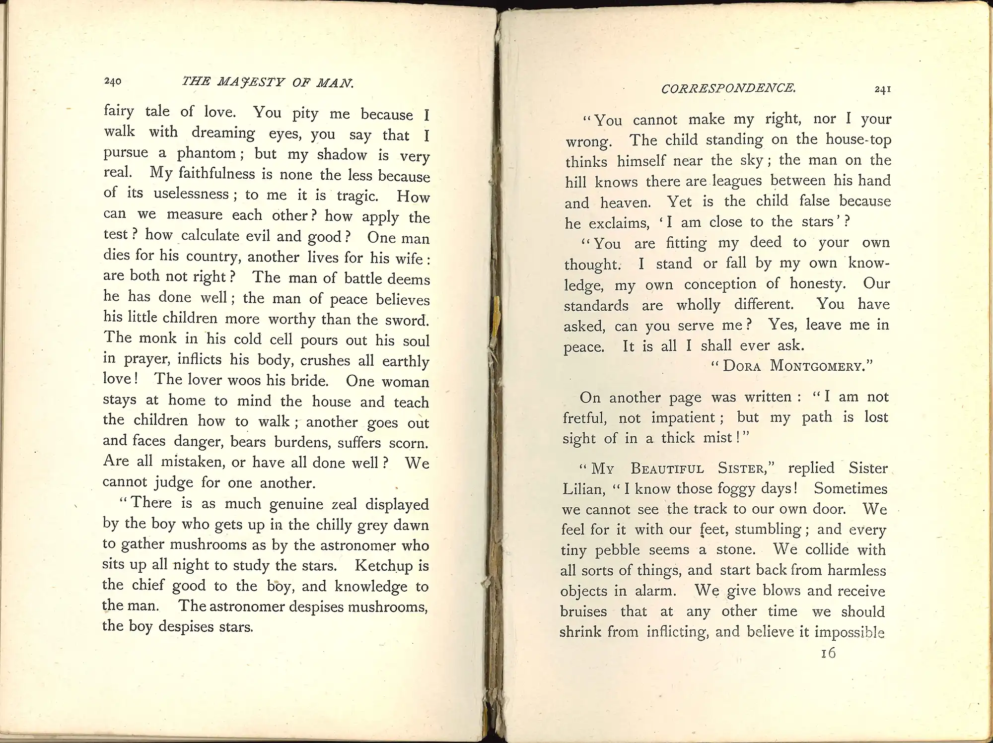 Alien. The majesty of man. London: Hutchinson, 1895.