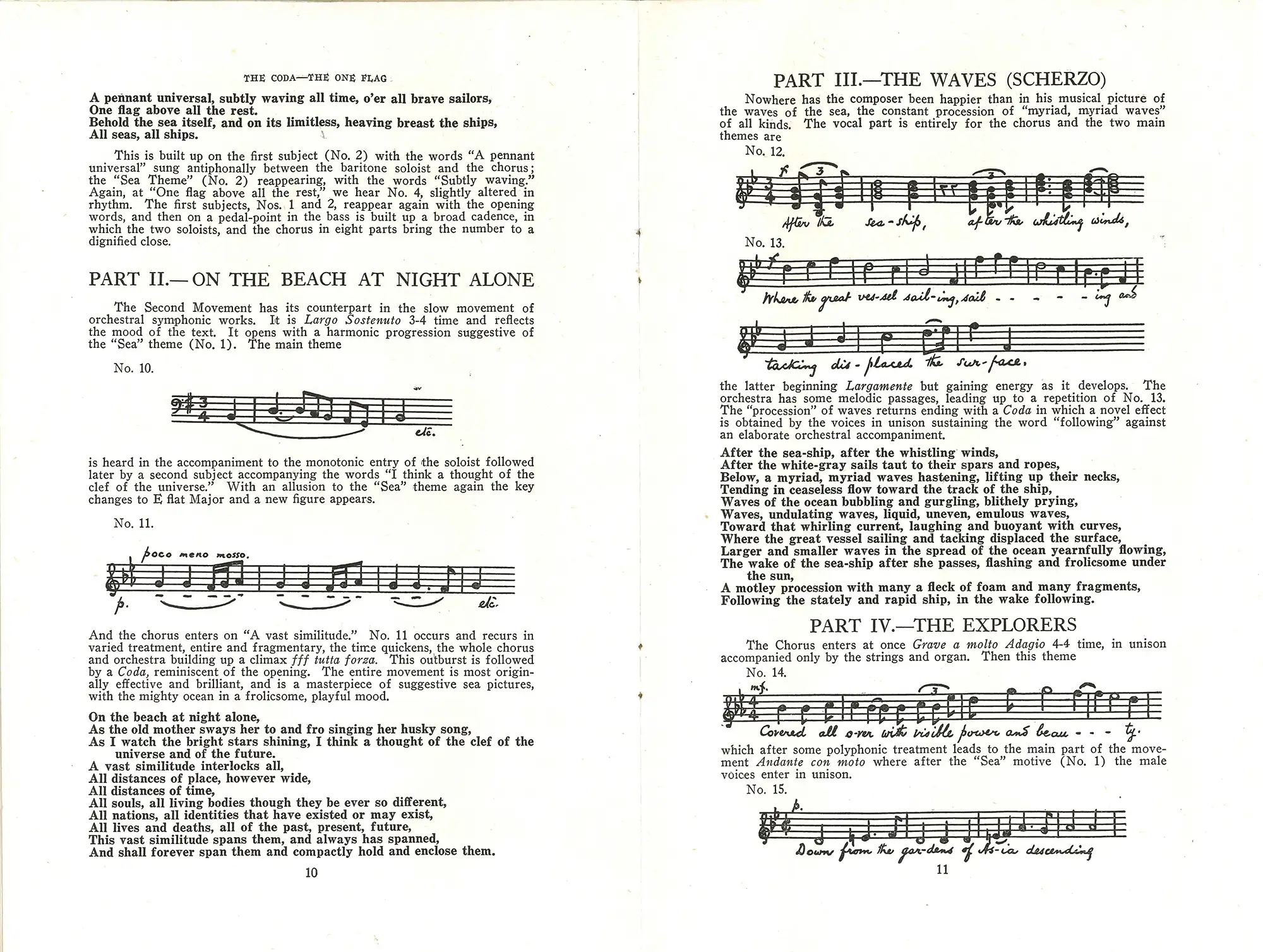The Toronto Mendelssohn Choir, H.A. Fricker, Conductor: Twenty Fourth Season: Monday Evening, April 11th, 1921. Toronto: Toronto Mendelssohn Choir, 1921.