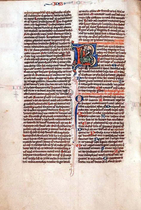 Bible, in Latin. France or England, thirteenth century. Reed MS3