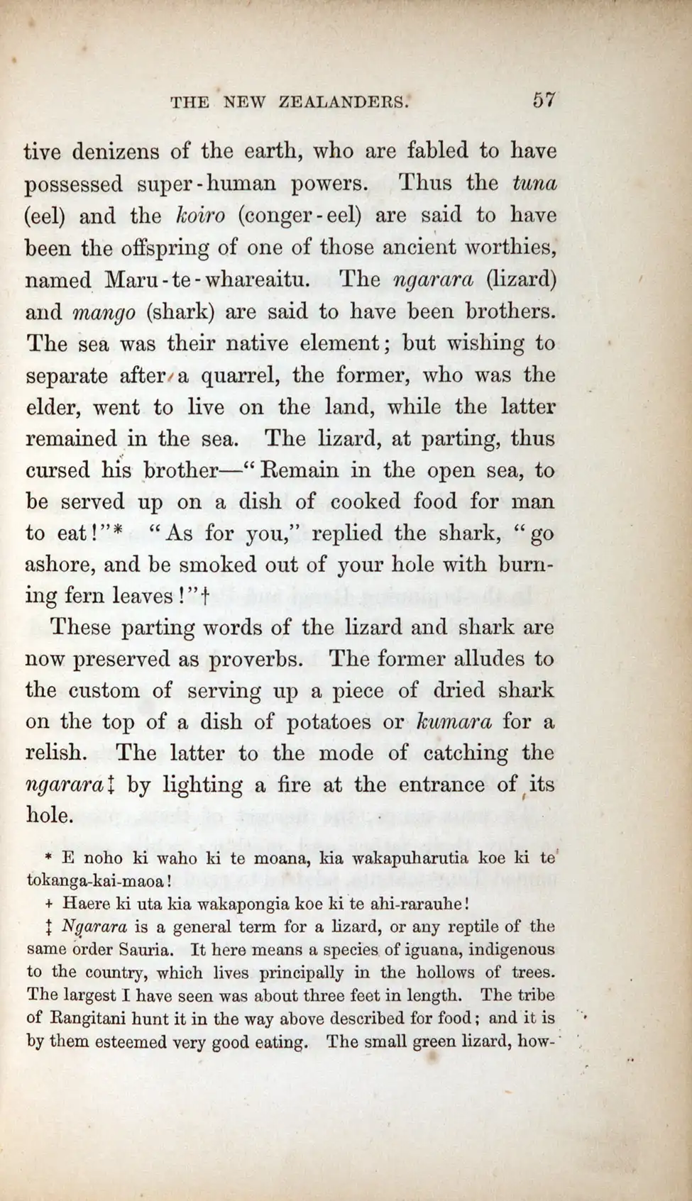 Edward Shortland. <i>Traditions & Superstitions of the New Zealanders. </i> London: Longman, Brown, Green, Longmans & Roberts, 1856.  