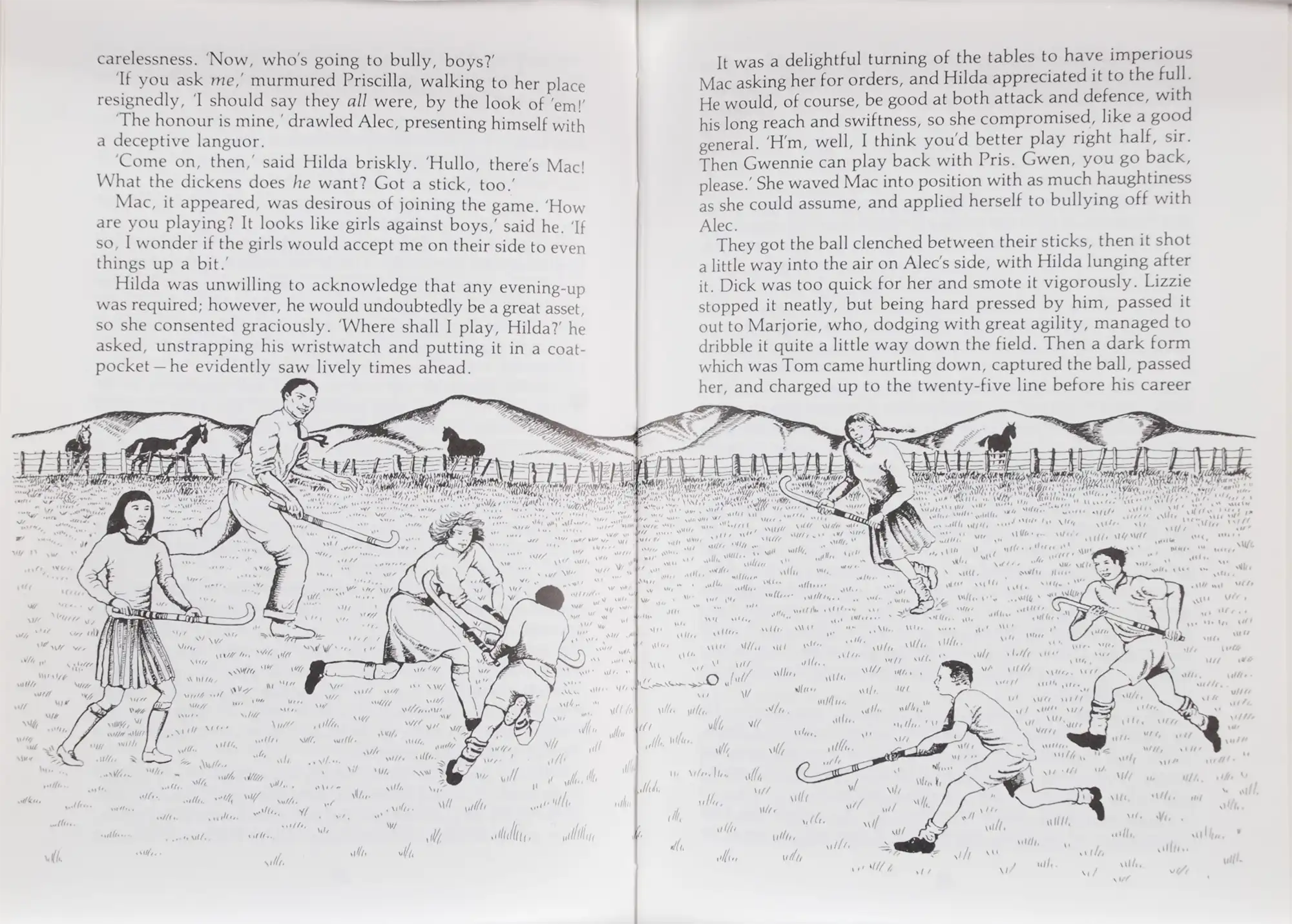 Phillis Garrard. Tales out of school : the adventures of Hilda. Illustrated by Vivian Ward. Auckland, N.Z.: Hodder and Stoughton, 1984.