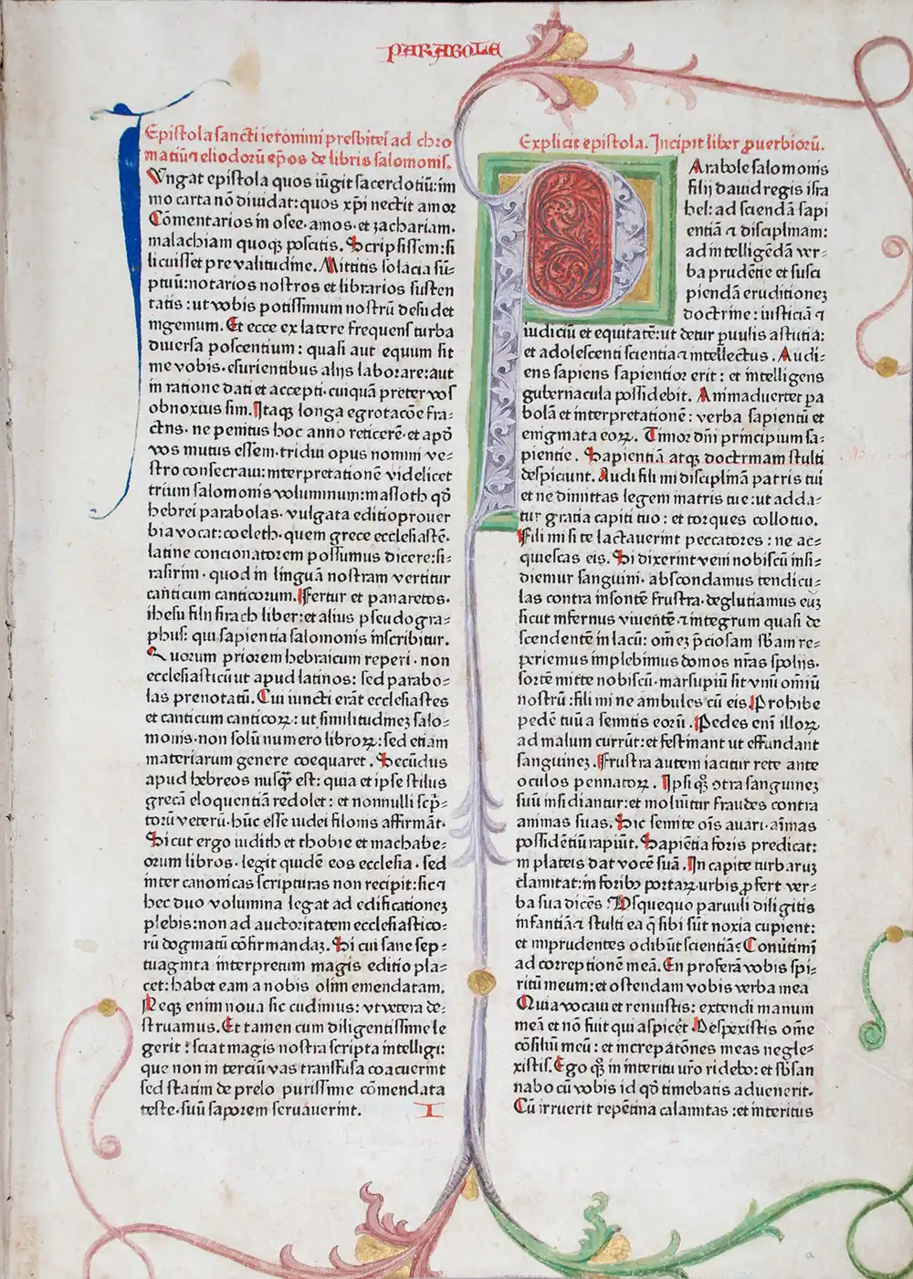 [Bible. Latin Vulgate]. Mainz: Peter Schöffer, 1472.