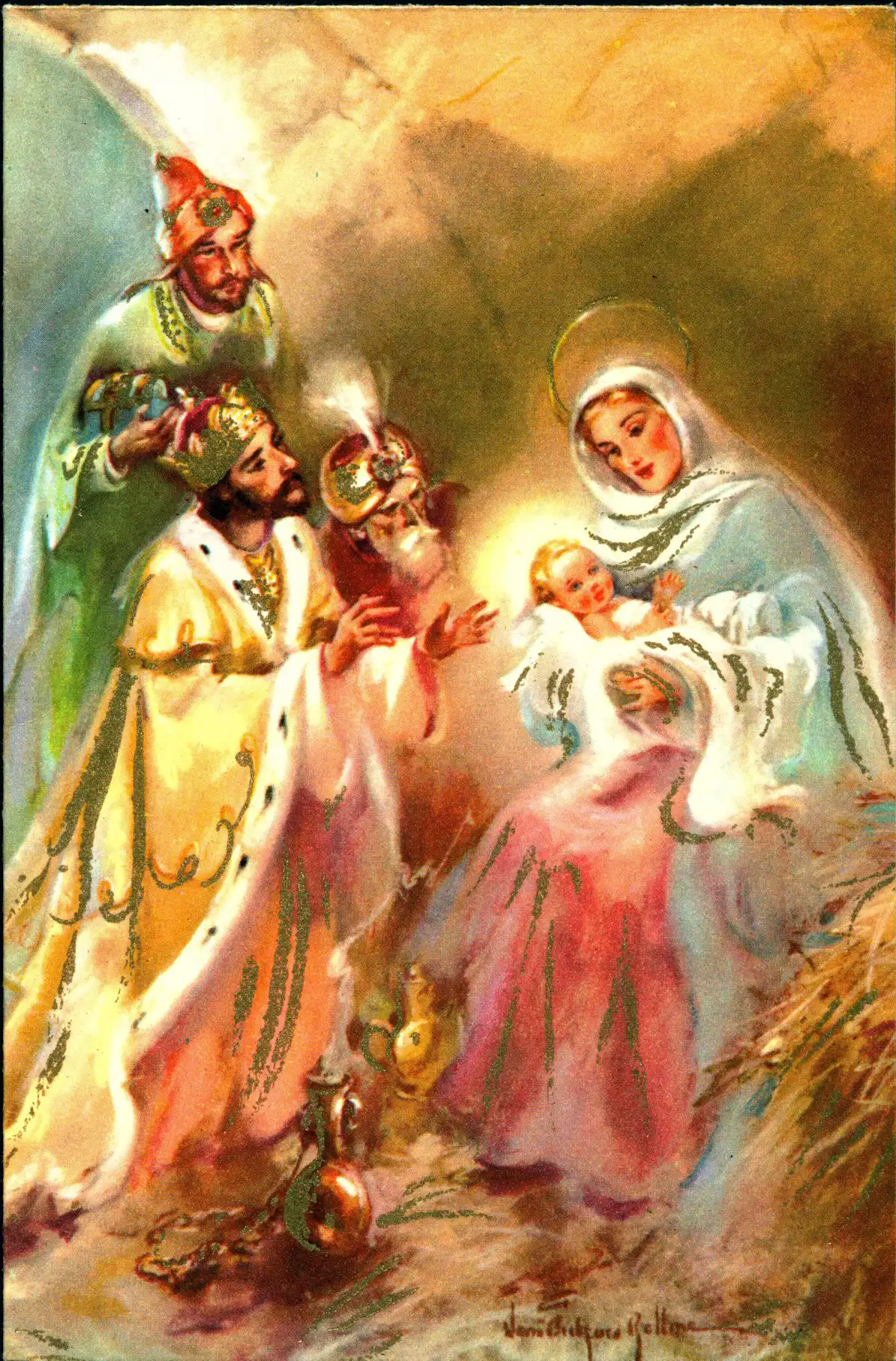 Collection of Christmas Cards, 1940s-1960s