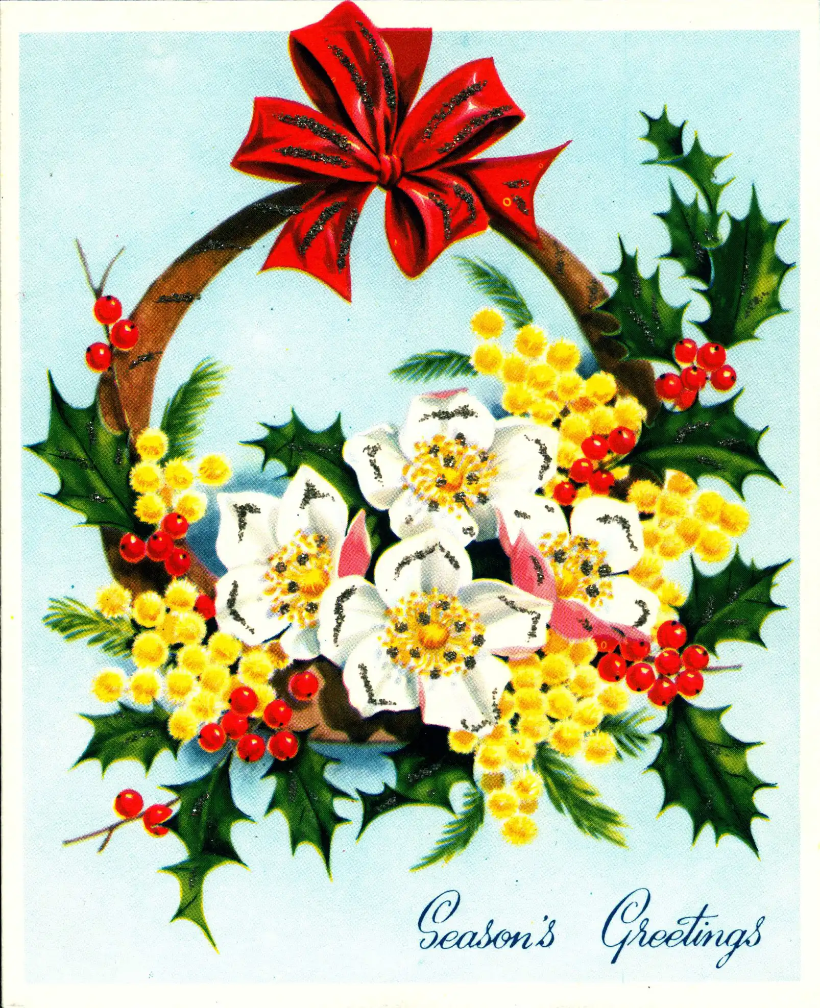Christmas Cards sent to A.H. Reed