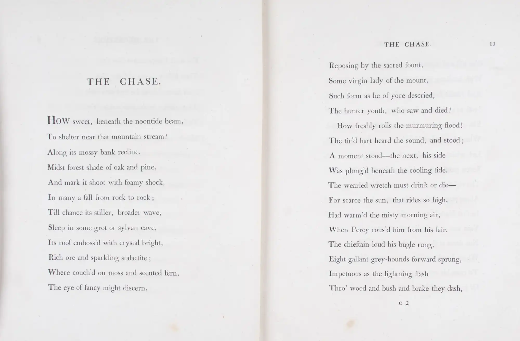 Robert Roscoe. Chevy Chase: a poem founded on the ancient ballad. London: T. Cadell and W. Davies, 1813.