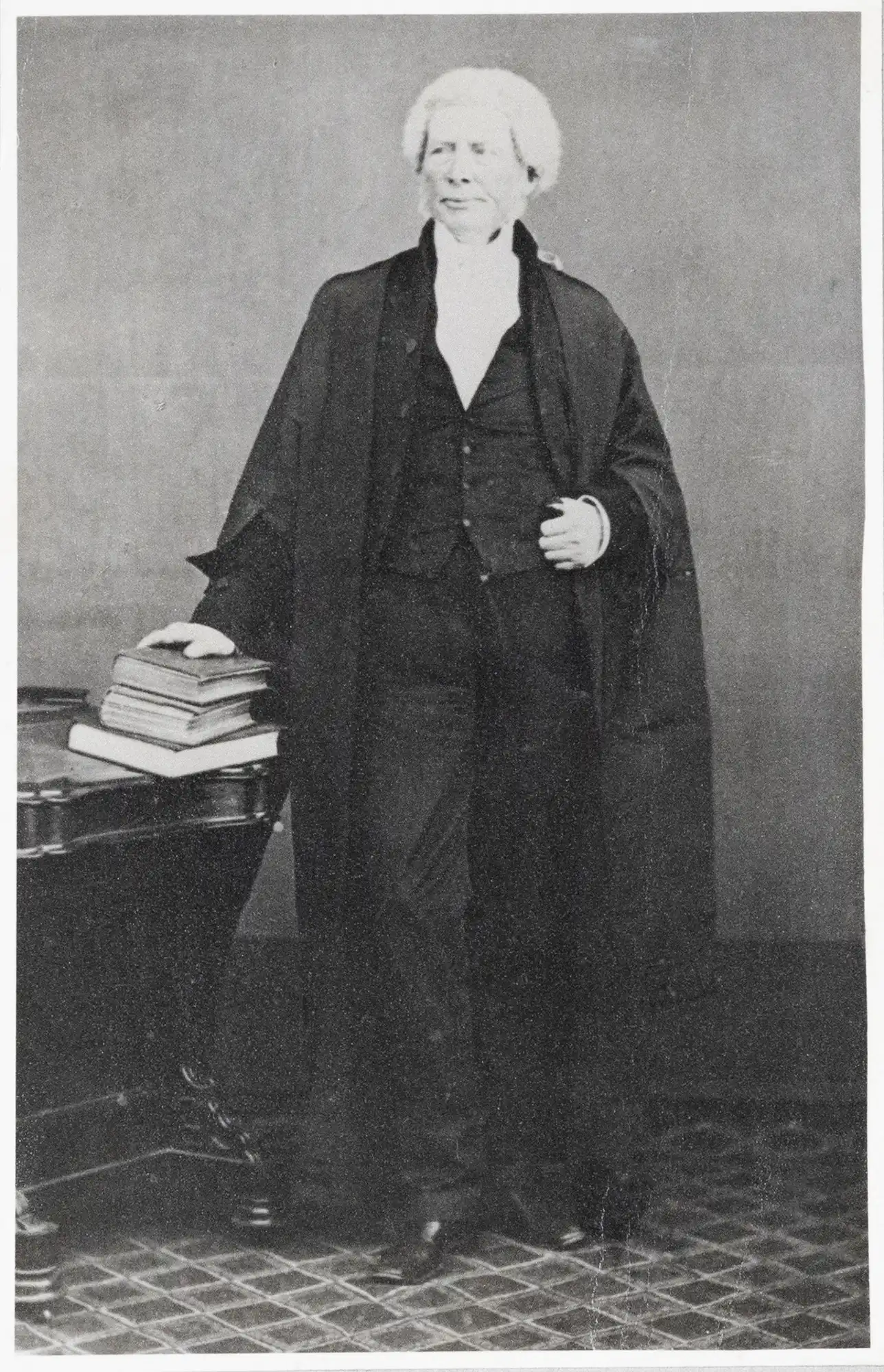 The Honourable Mr Justice Henry Barnes Gresson (1809-1901). Portrait photograph.