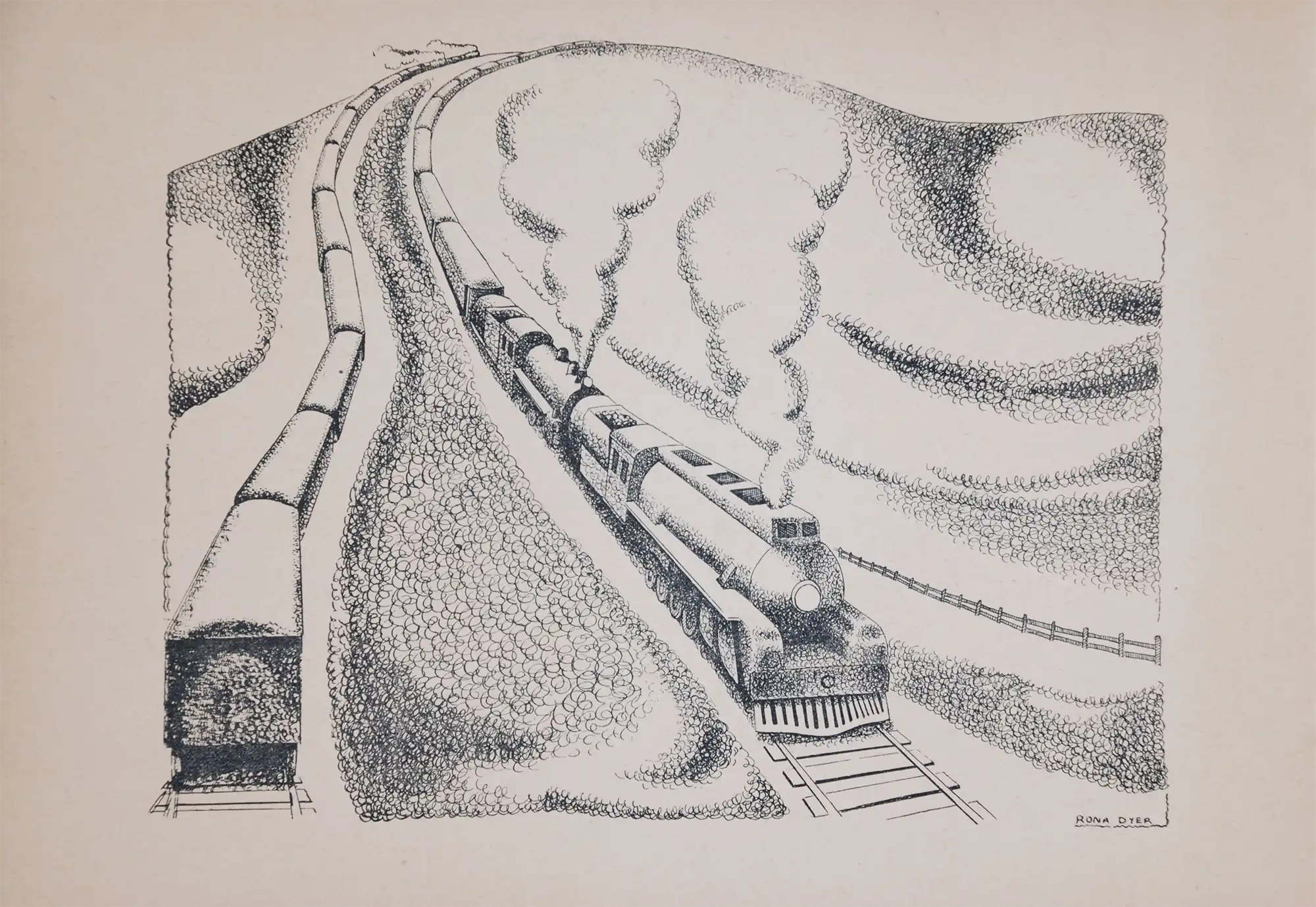 Aileen Findlay. The north bound express. Dunedin, N.Z.: Williamson Jeffery, c1944.