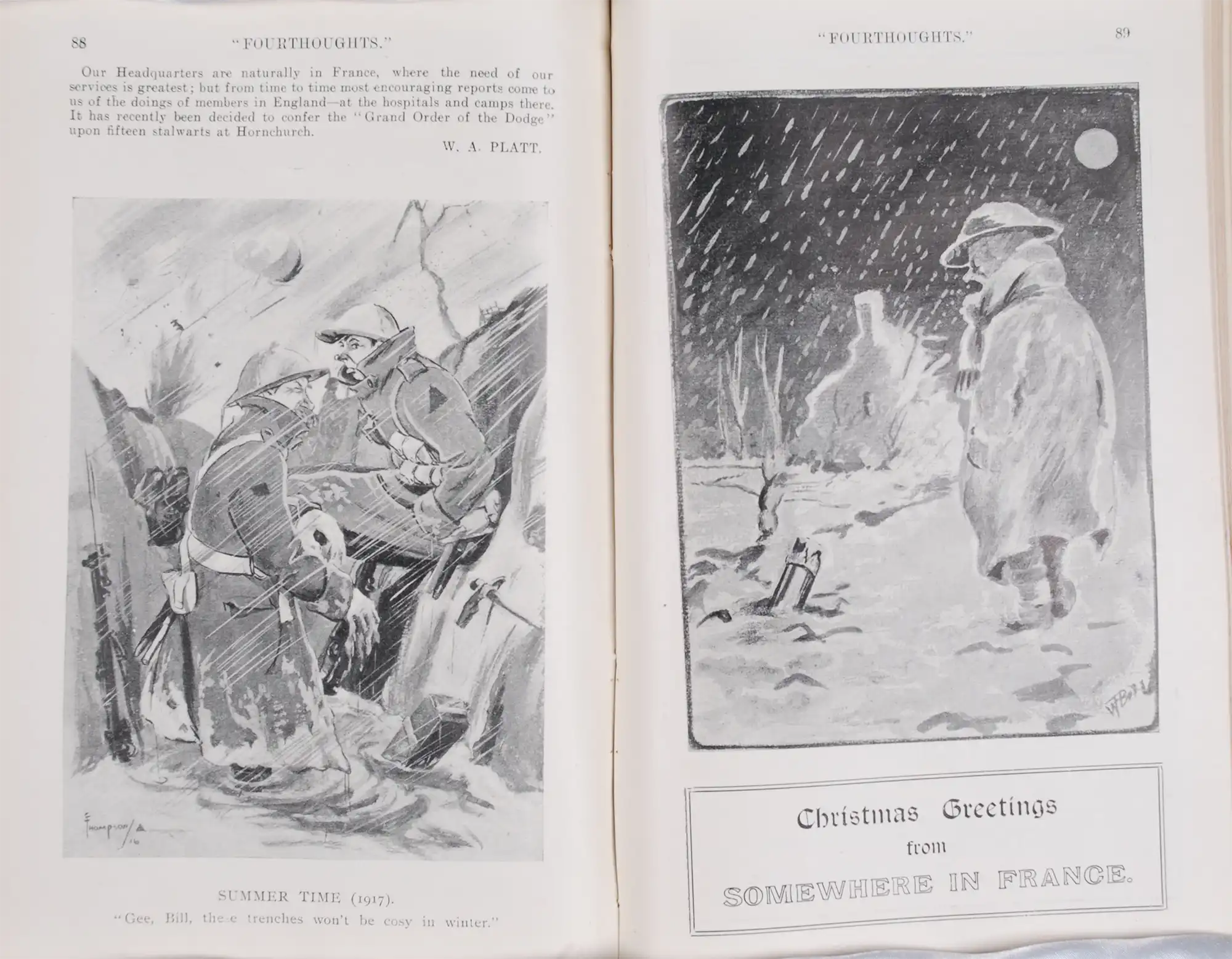 <i>Forethoughts : Being the Journal of the Fourth New Zealand Infantry Brigade Group</i>. London: Argus, [1918]