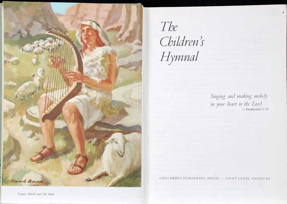 <em>The Children's hymnal.</em> Saint Louis: Concordia Publishing House, 1955.