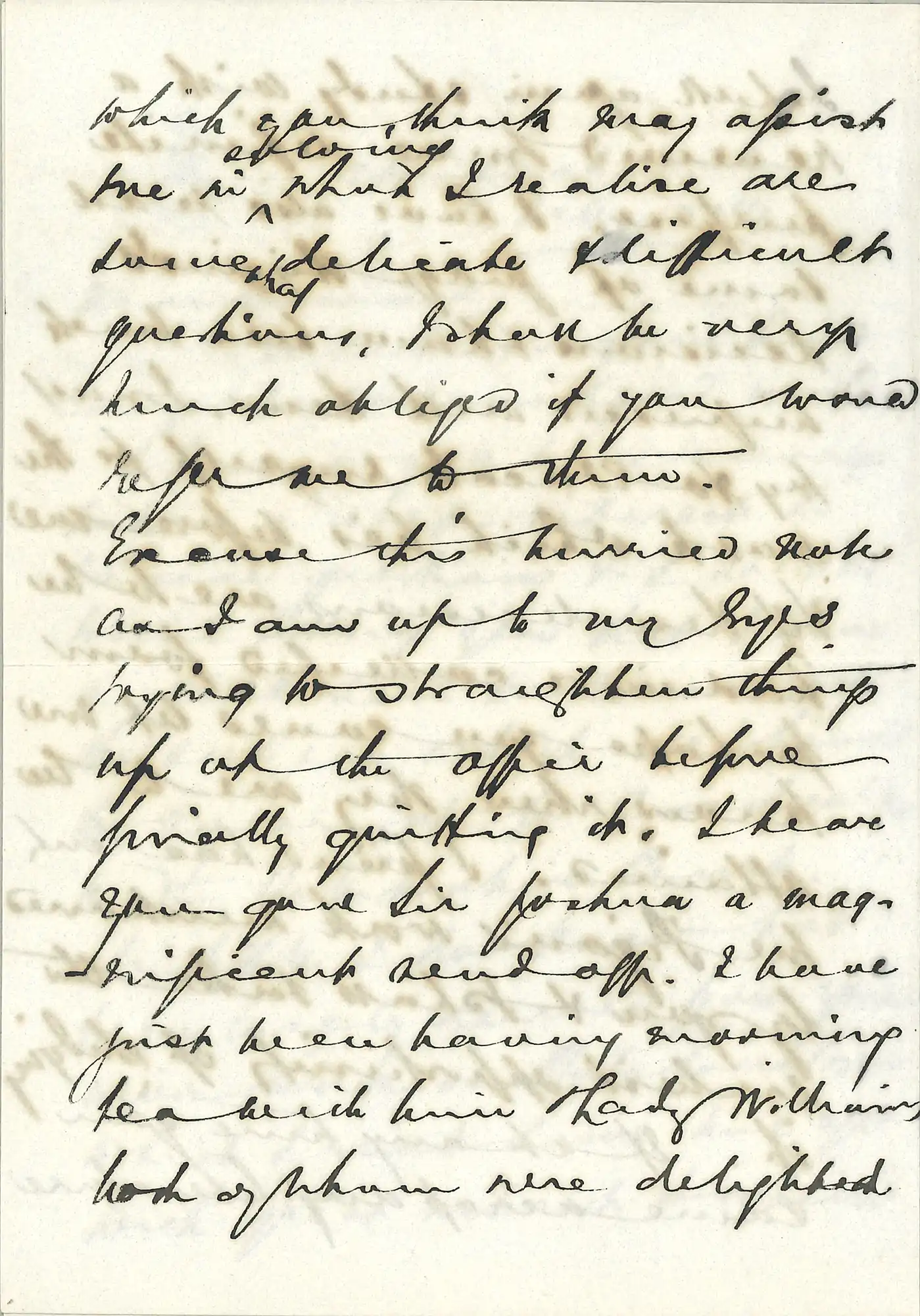 The Honourable Sir Thomas Walter Stringer (1855-1944). Letter from Stringer to William Downie Stewart, 4 February 1914. 