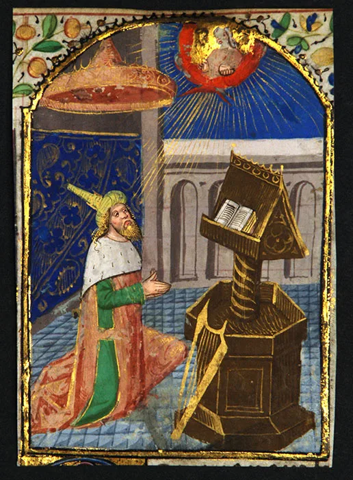 Cutting from a Book of Hours, in Latin. France (Paris), fifteenth century. Reed MSF45