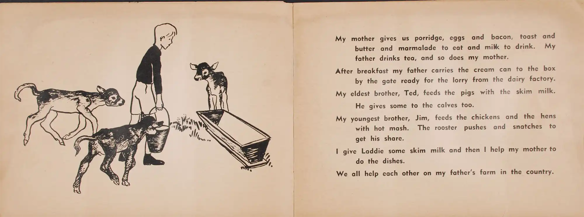 Aileen Findlay. My father's farm: a story-book with pictures to colour. Dunedin, N.Z.: S.N. Brown