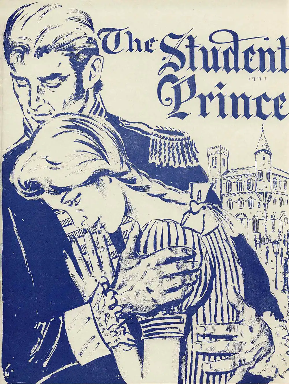 <em>The student prince</em>. Book and lyrics by Dorothy Donnelly; music by Sigmund Romberg. (Dunedin Operatic & Dramatic Society). His Majesty’s Theatre, Dunedin, June 19-26, 1971.