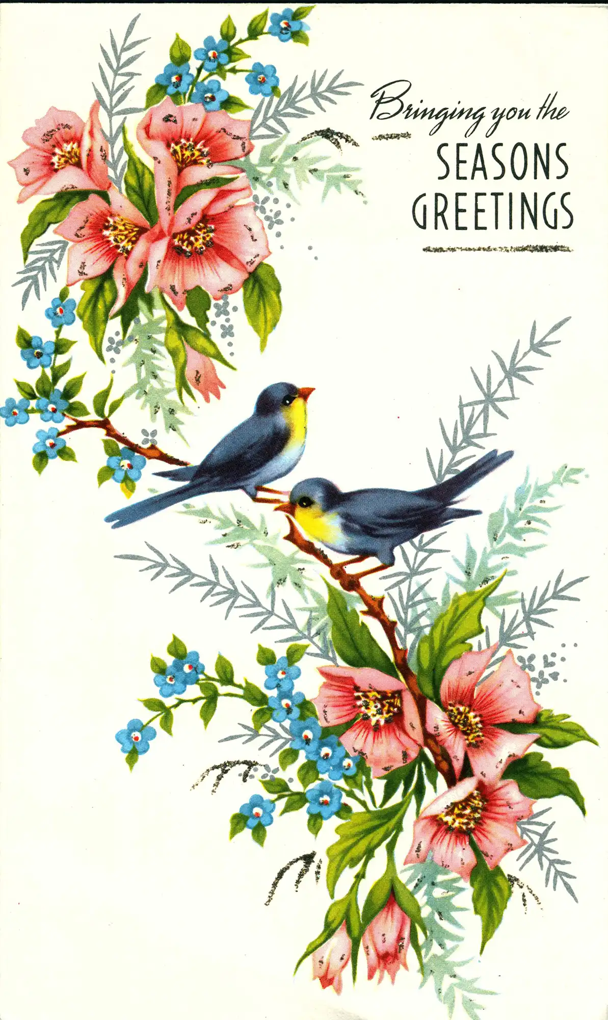 Christmas Cards sent to A.H. Reed