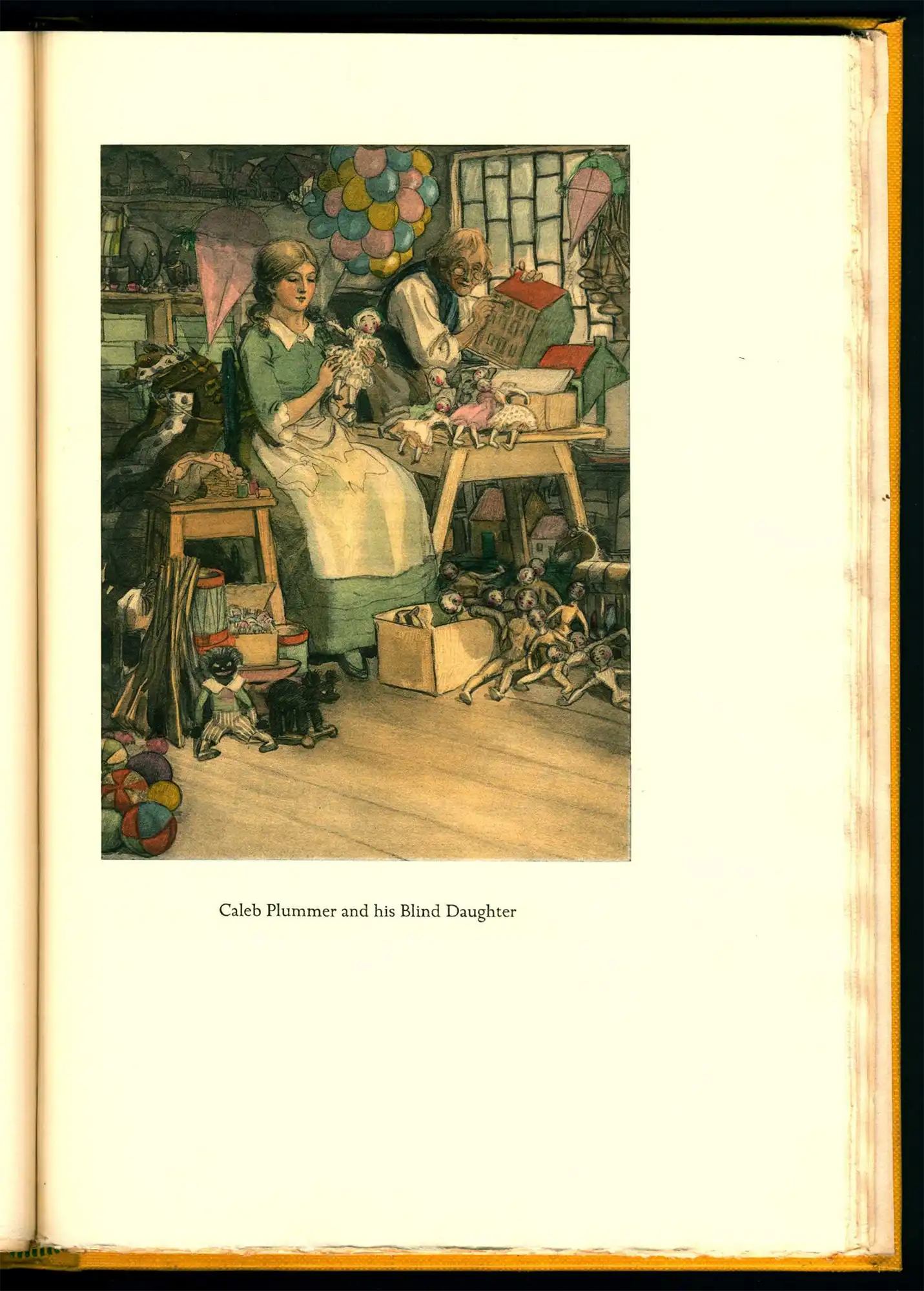 Charles Dickens. The cricket on the hearth: a fairy tale of home. Illustrations by Hugh Thomson. London: Golden Cockerel Press, 1933.