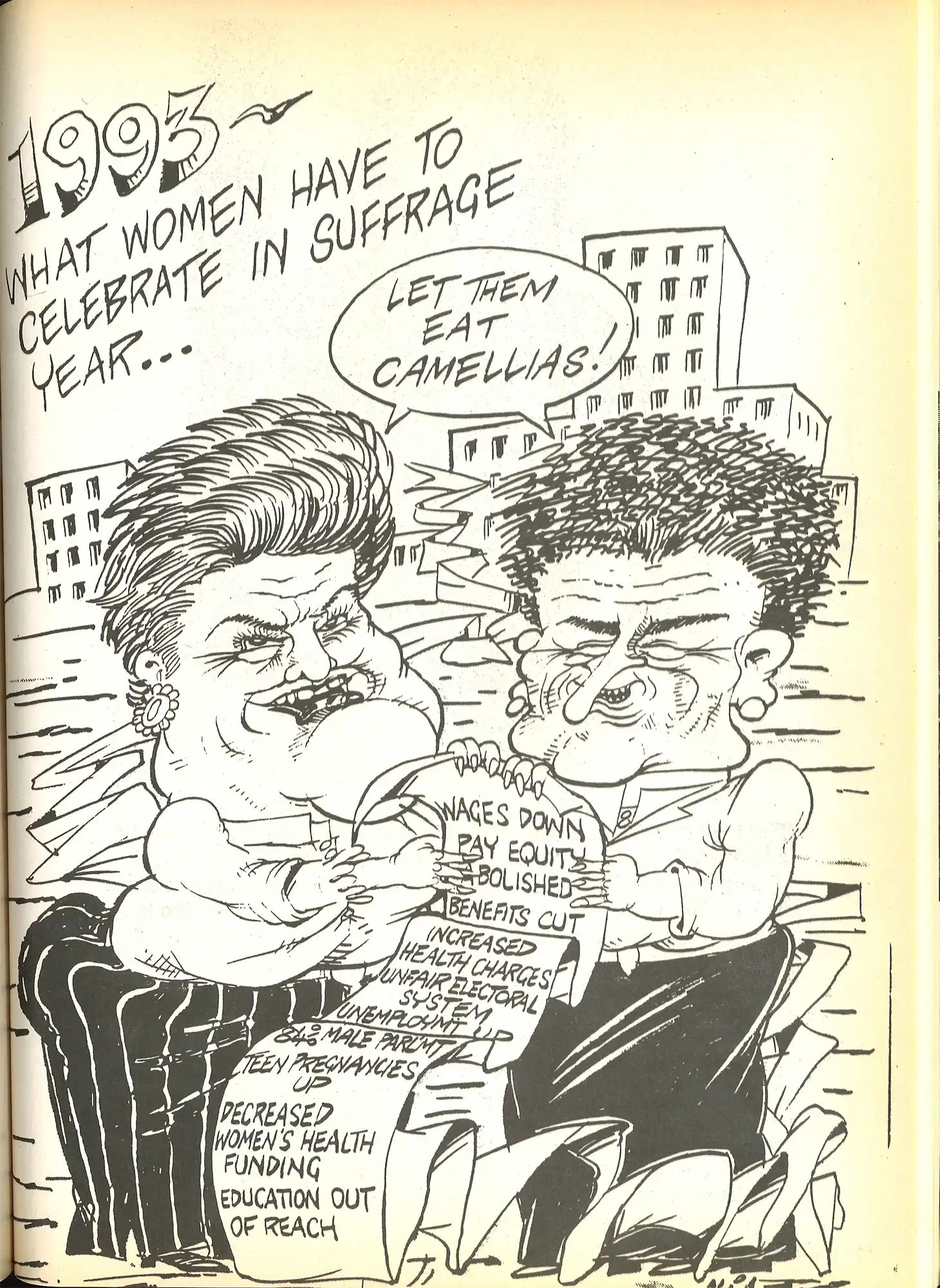 Broadsheet. Auckland: Auckland Women's Liberation, Summer 1993.