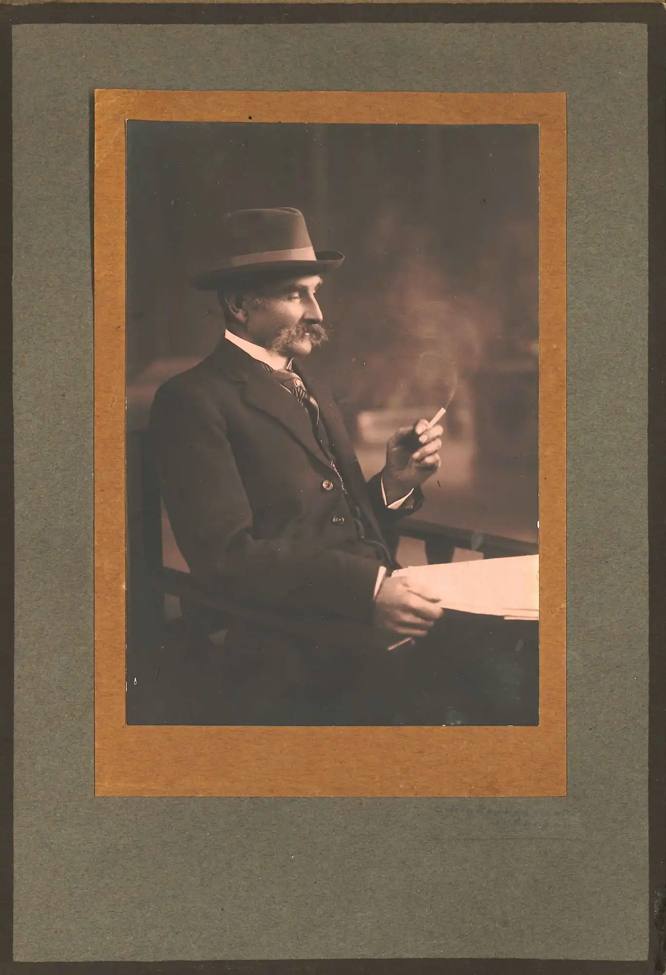 Portrait of Alfred Reed’s father James William Reed, ca. 1920.