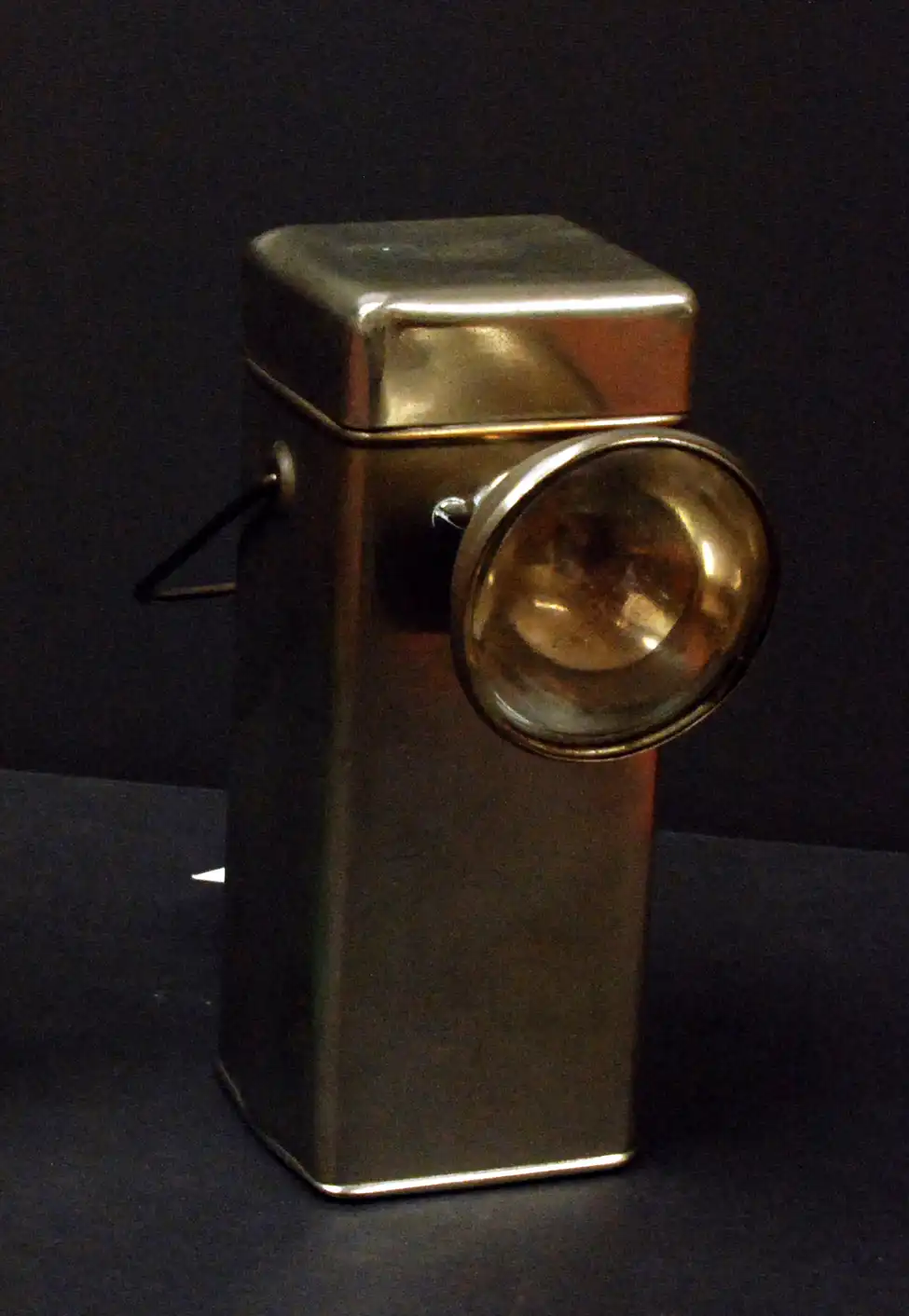 Memorabilia from the Byrd Antarctic Expedition, ca. late 1920s to early 1930s; lamp.
