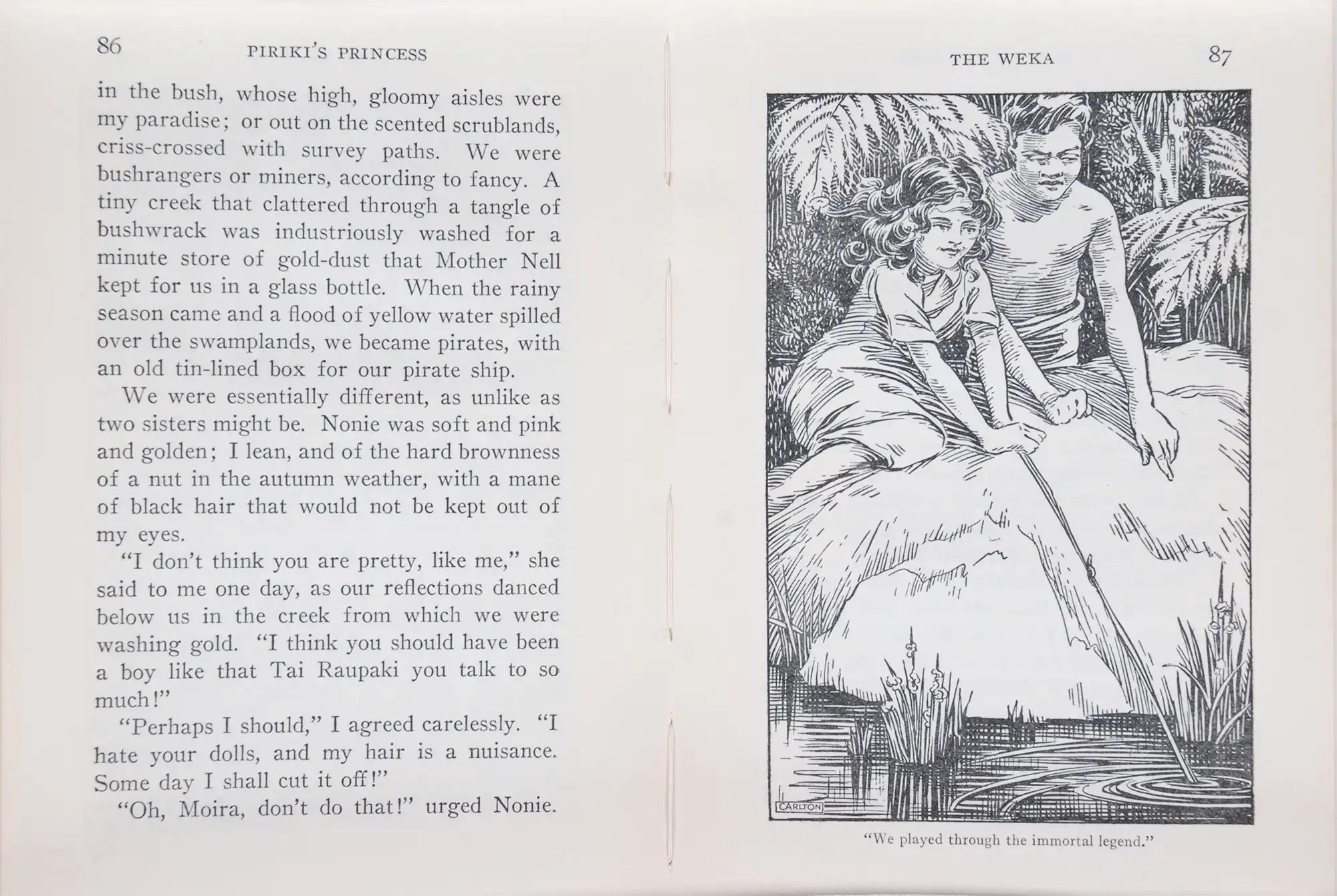 Mona Tracy. Piriki's princess, and other stories of New Zealand. Auckland: Whitcombe & Tombs, [1925].