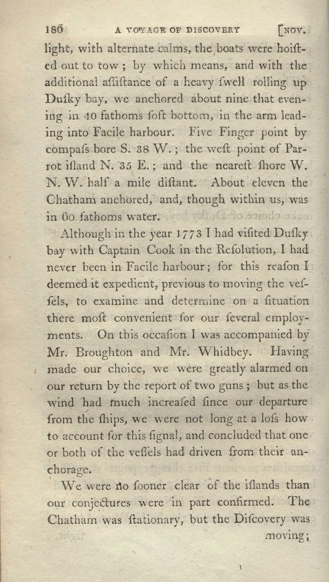 George Vancouver. A Voyage of Discovery to the North Pacific Ocean, and Round the World ... Vol. I. London: Printed for John Stockdale, 1801. 