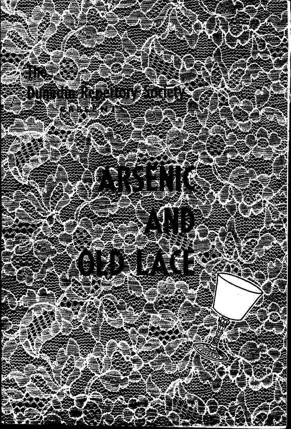 <em>Arsenic and old lace</em>. Joseph Kesselring. (Dunedin Repertory Society). [ca. 1960]