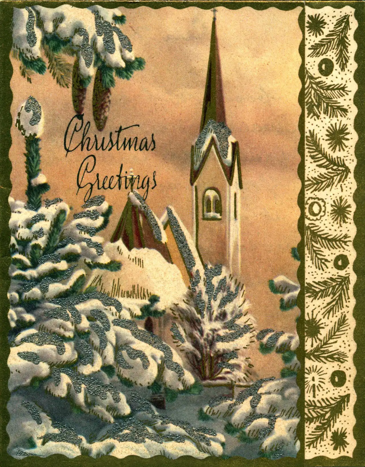 Christmas Cards sent to A.H. Reed