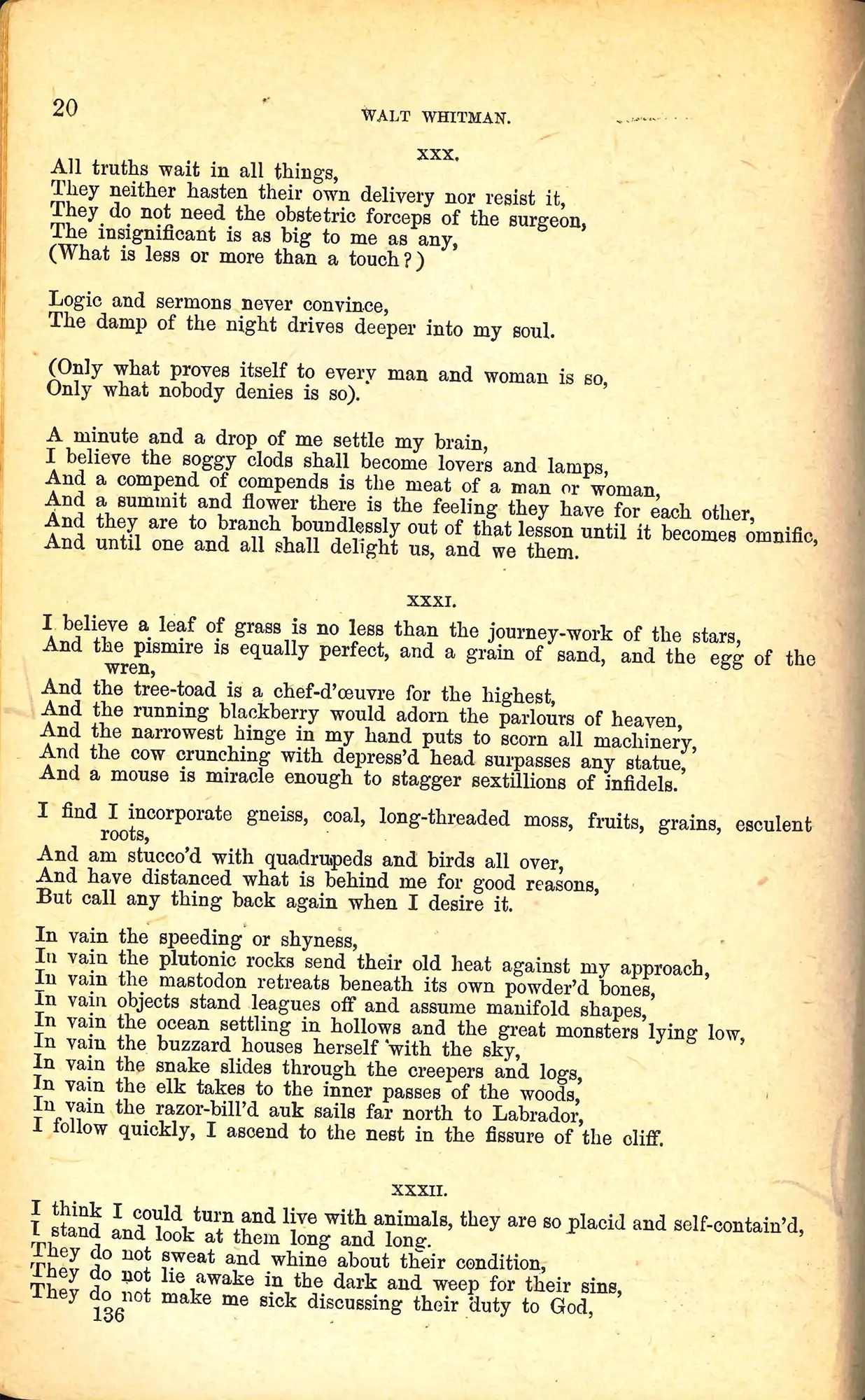 Walt Whitman. Poems. London: Review of Reviews Office, 1895.
