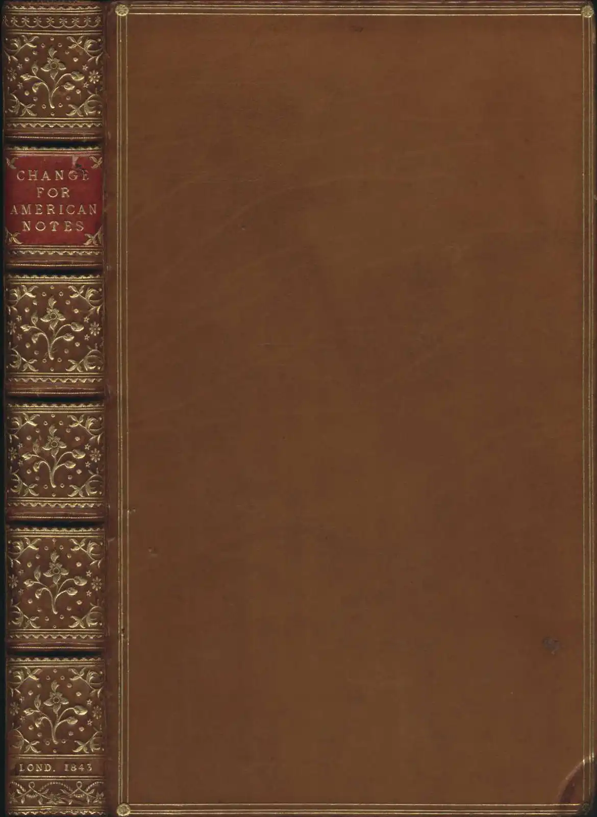 Henry Wood. Change for the American notes: in letters from London to New York. London: Wiley & Putnam, 1843.