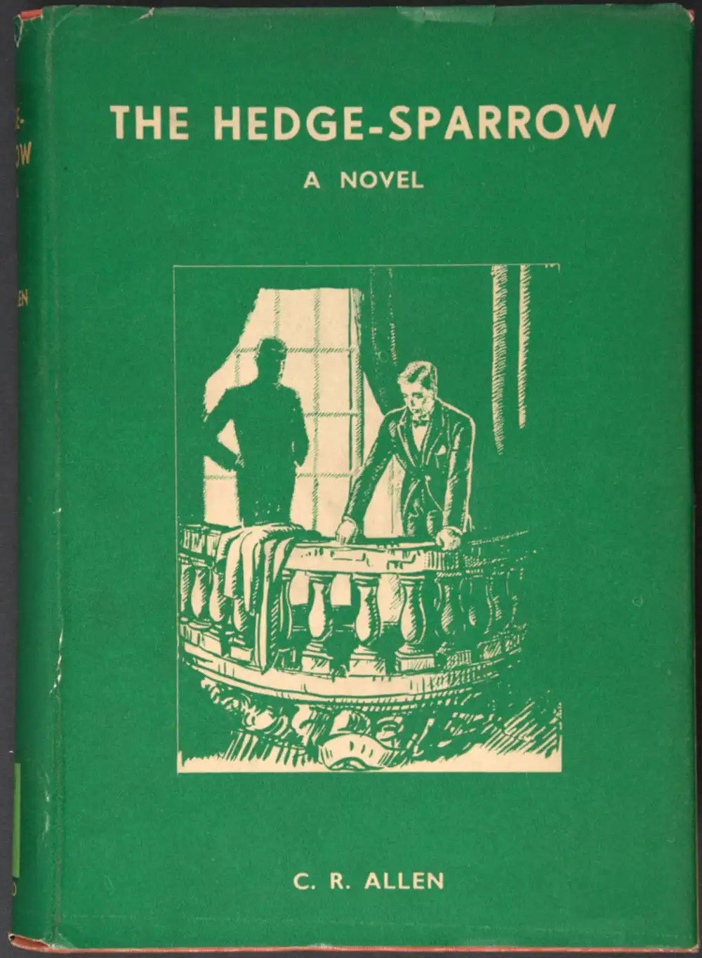 C.R. Allen.<em>The hedge-sparrow: a novel.</em> Dunedin: A.H. and A.W. Reed, 1937.