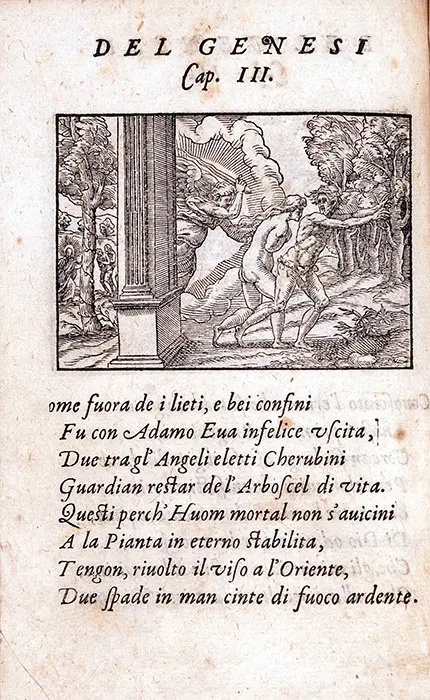 Gabriele Simeoni. Figure del Vecchio Testamento: Illustrate di bellisime stanze volgari … Venice:  Niccolò Bevilaqua, 1574