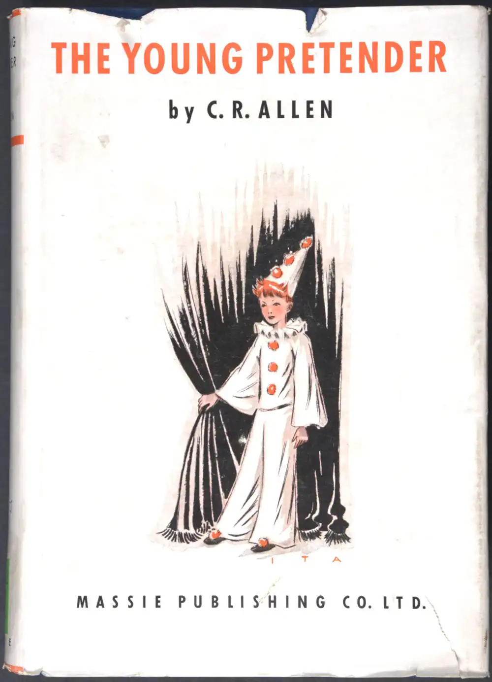 C.R. Allen. <em>The young pretender: a novel.</em> Colonial ed. London: Massie Publishing, 1939.