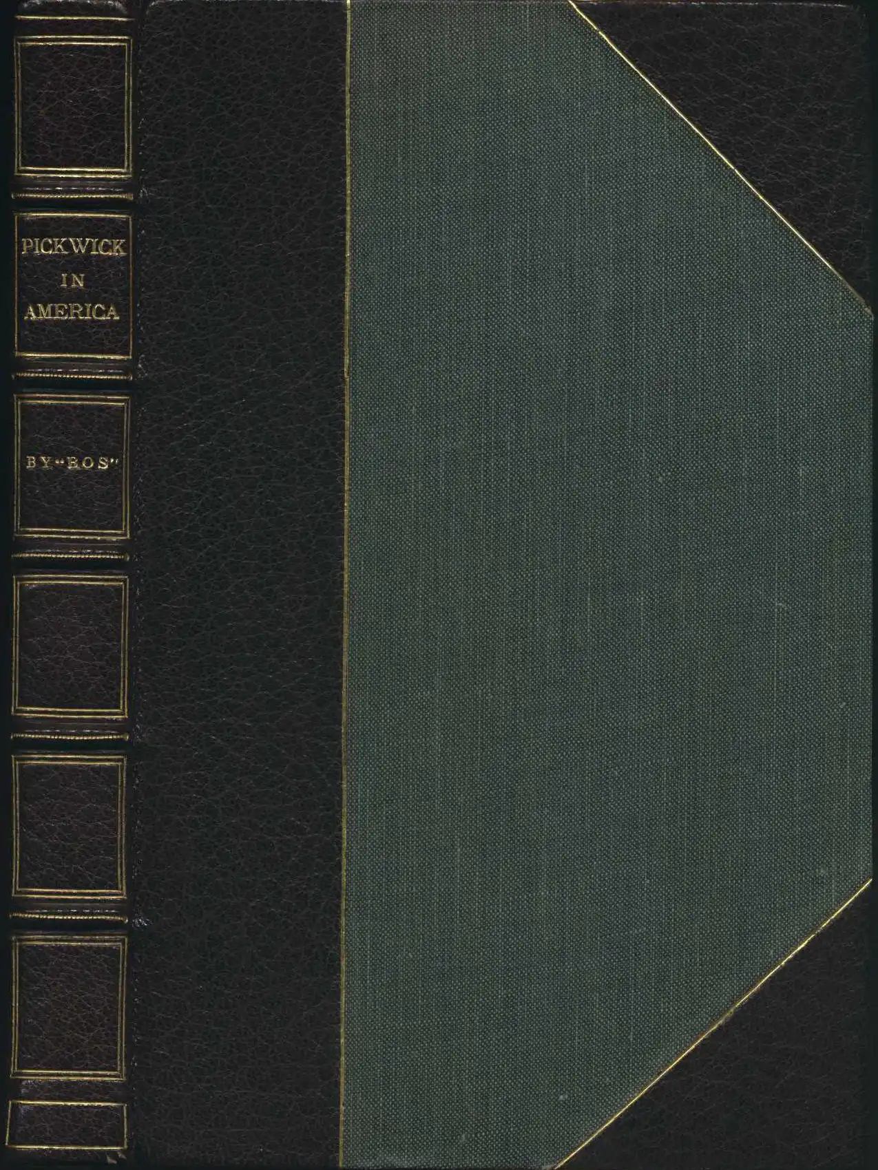 Bos. Pickwick in America. London: E. Lloyd, 1838.