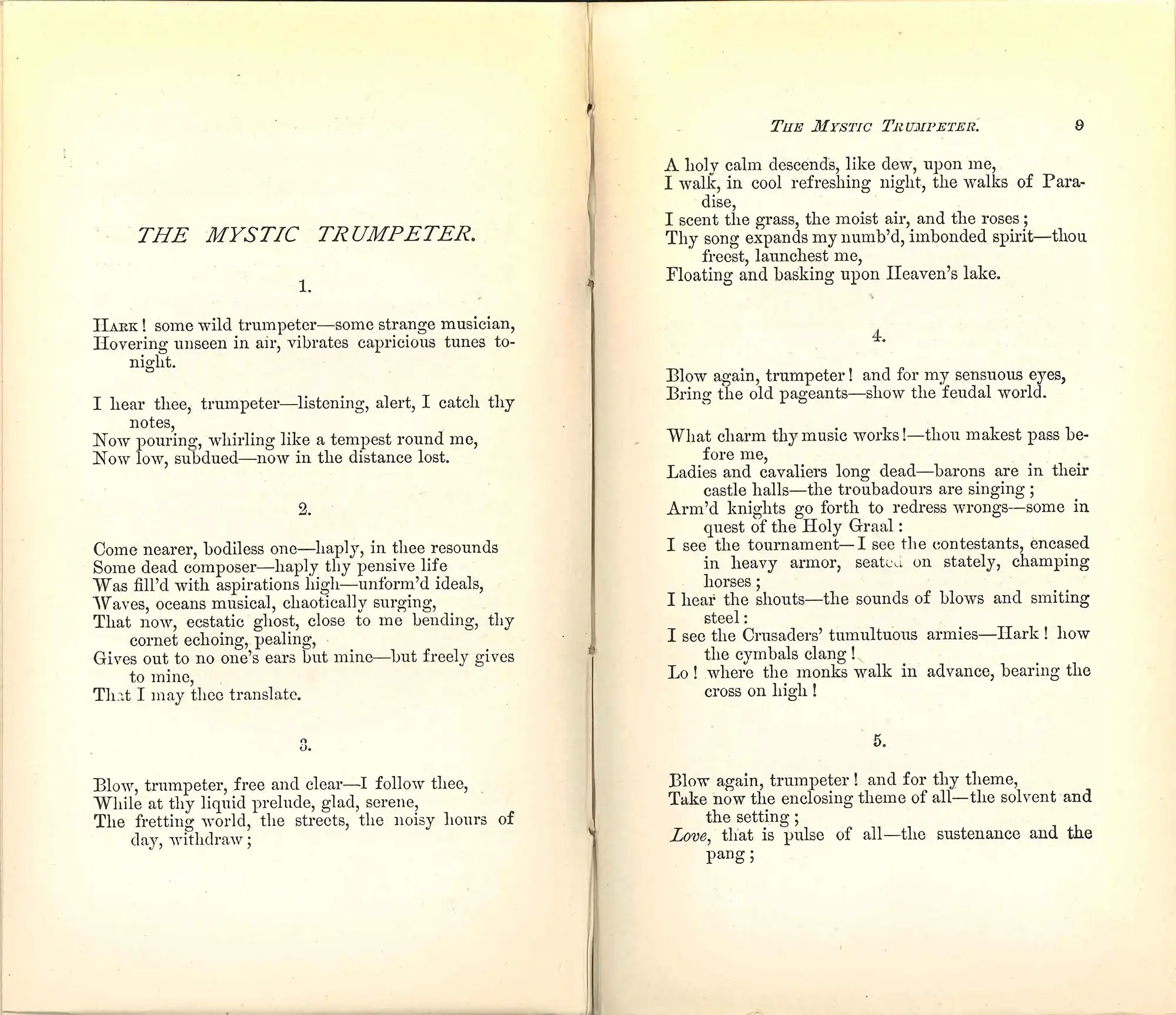 Walt Whitman. As a Strong Bird on Pinions Free, and Other Poems. Washington, D.C., 1872.