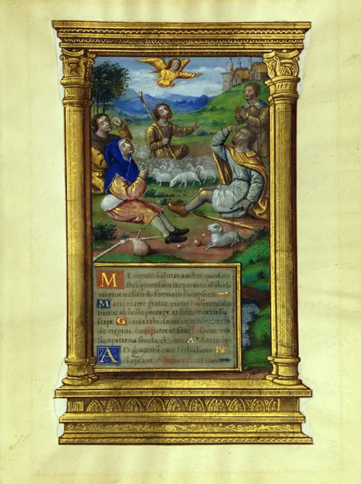 Single leaf from a Book of Hours, in Latin. Northern France (perhaps Paris), sixteenth century. Reed MSF36